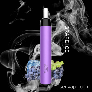 2000puffs vaporisateur jetable stylo vape avec filtres